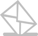 Icon of a letter inserting into a mail slot.